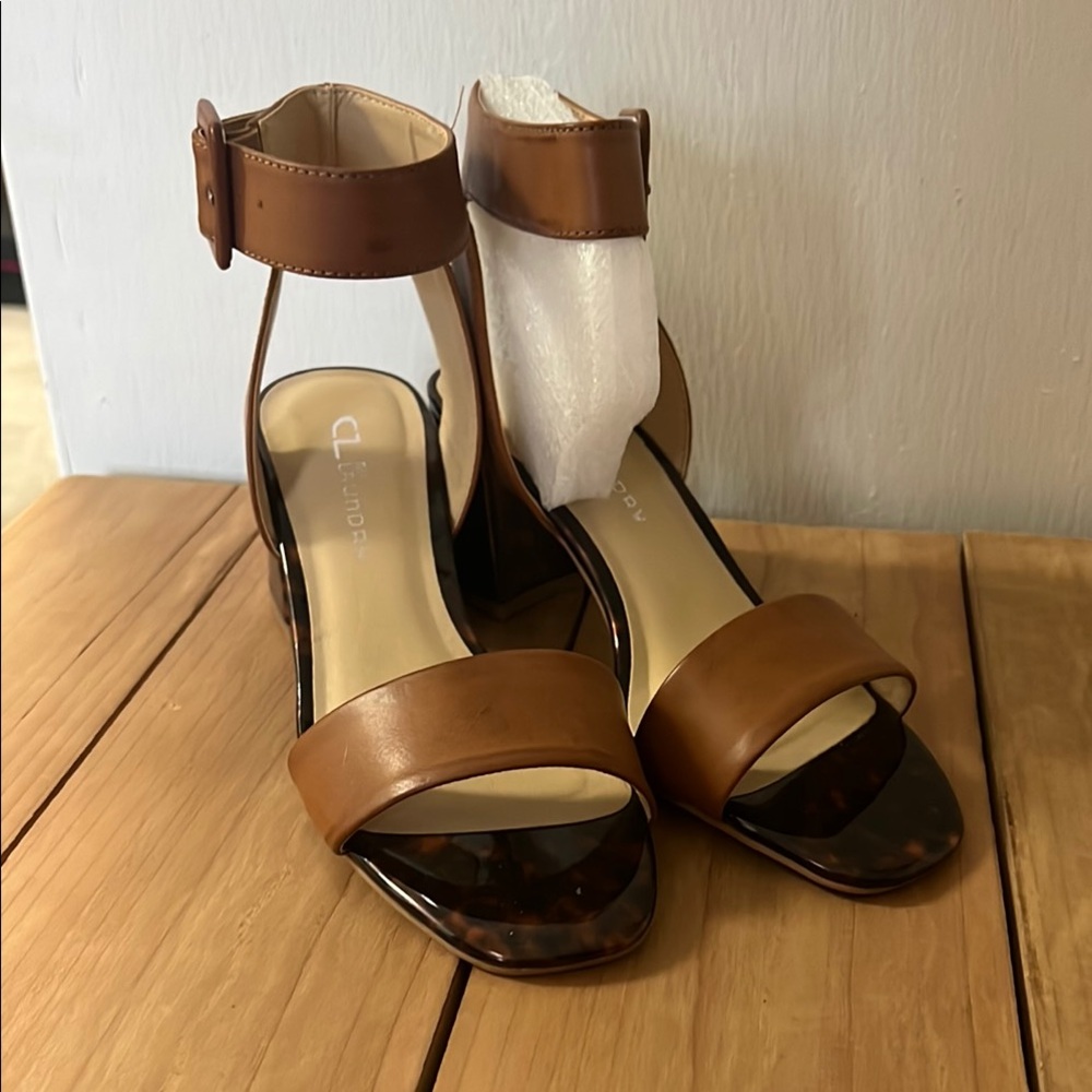 Chinese Laundry Brown Ankle Strap Sandals shoes